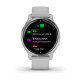Venu 2S - Silver Stainless Steel Bezel With Mist Gray Case and Silicone Band - 010-02429-12 - Garmin